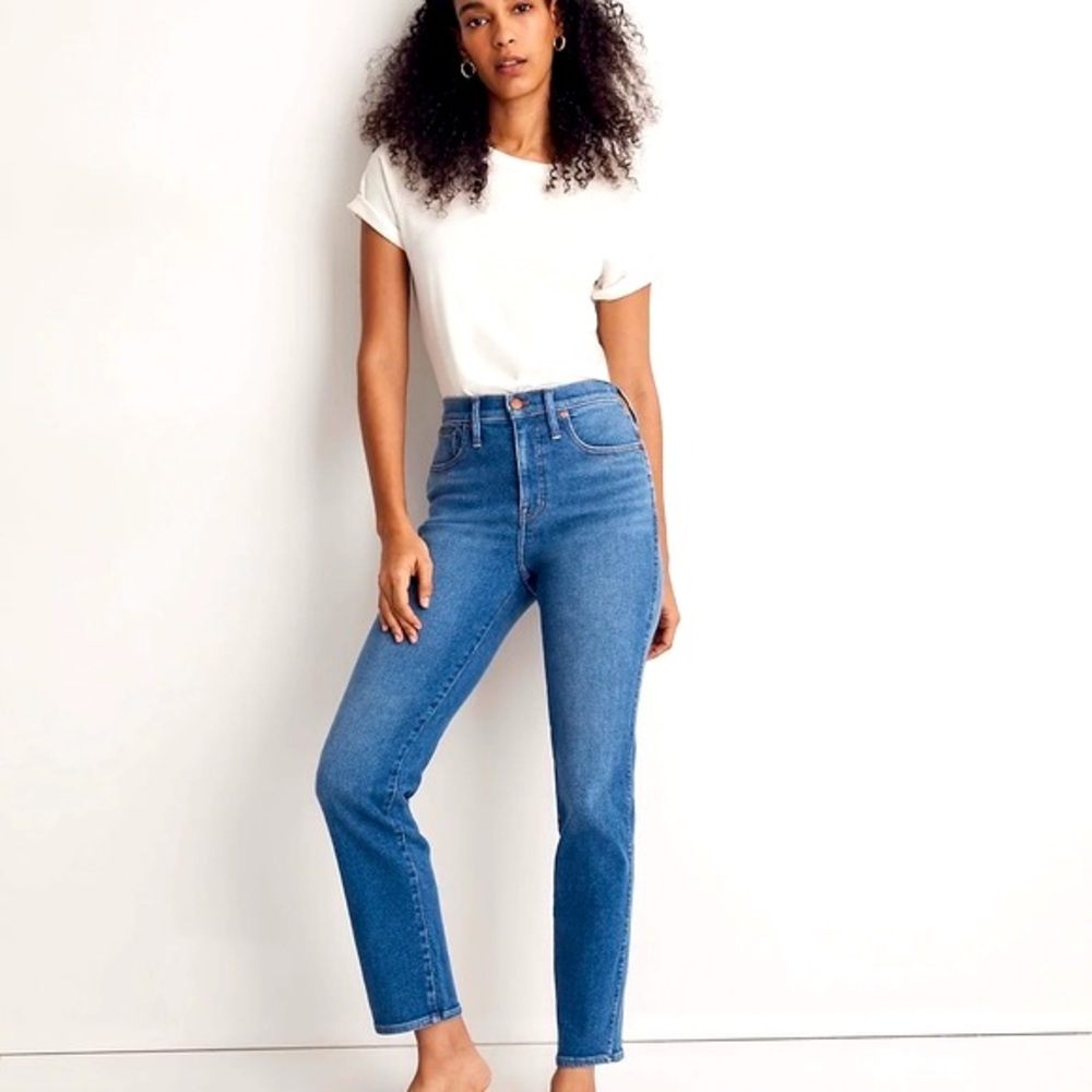 Madewell Stovepipe Jeans in Leaside Wash